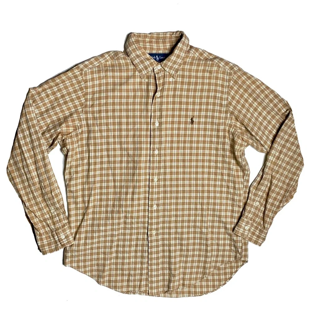 Polo Ralph Lauren Brown Button Down Shirt